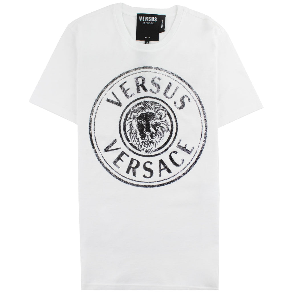 Versace Versus Regular Fit Medallion Tshirt White