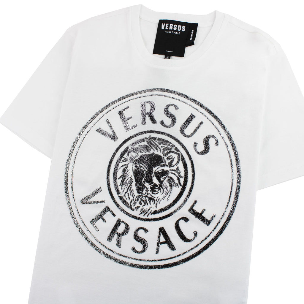 Versace Versus Regular Fit Medallion Tshirt White