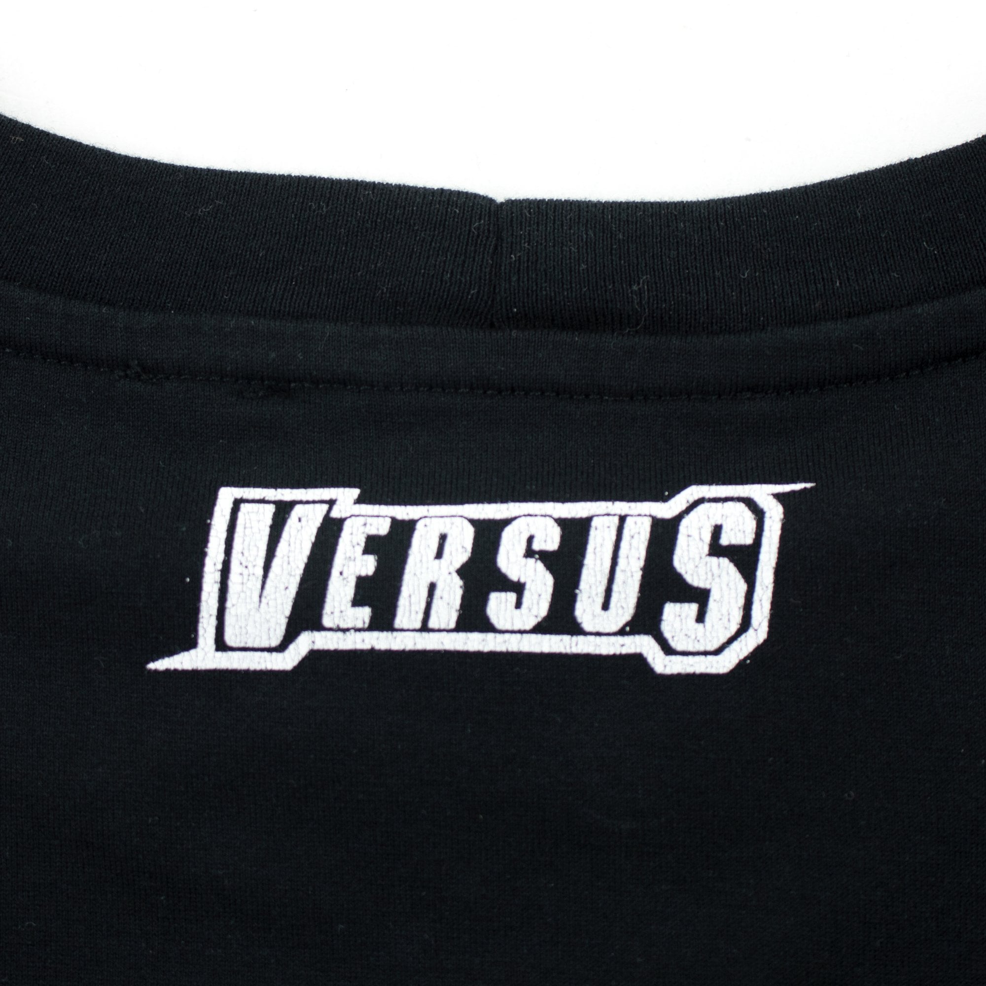 Versace Versus La Fit Print T-shirt Black