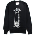 Versace Versus Pin Logo Sweatshirt Black