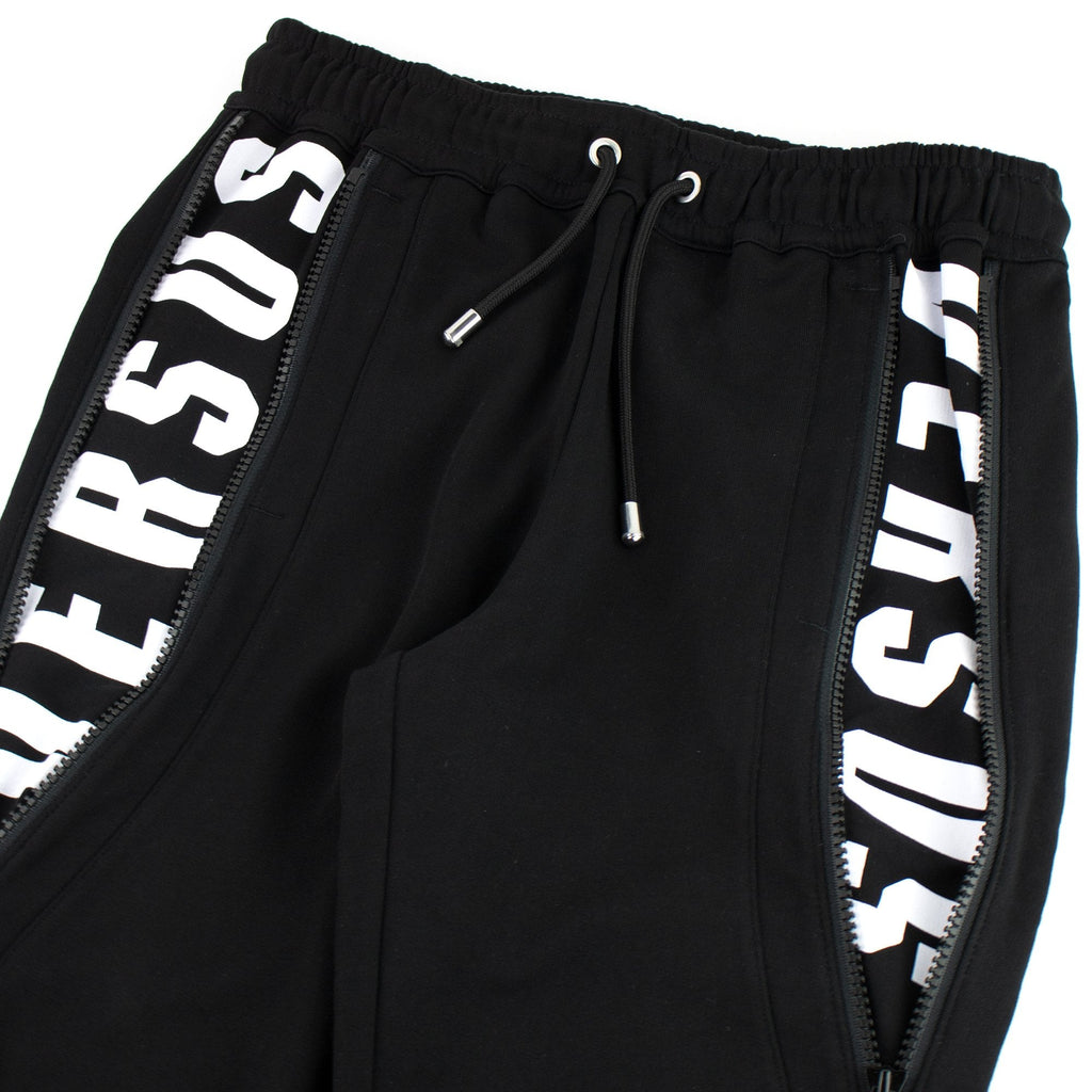 Versace Versus Zip Leg Bottoms Black