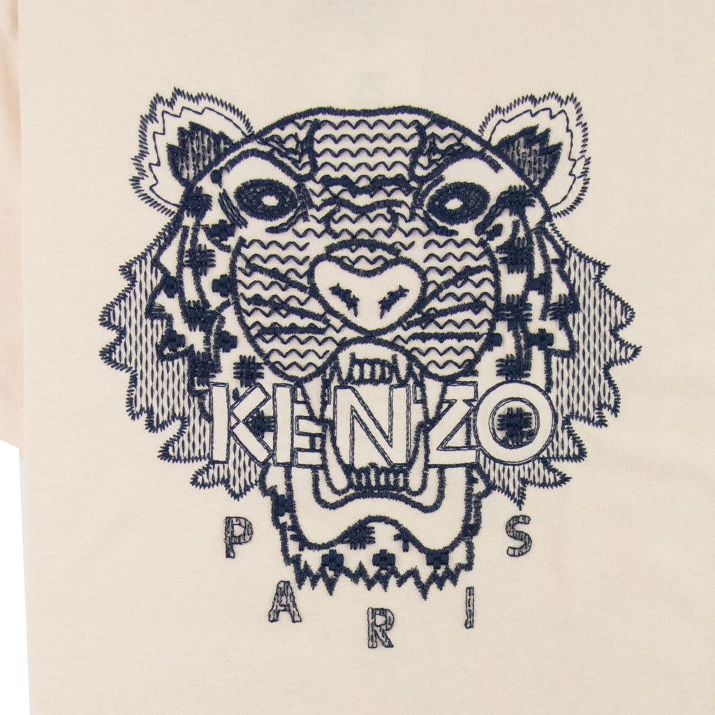 Kenzo Shibori Tiger Skate Tee Salmon Pink