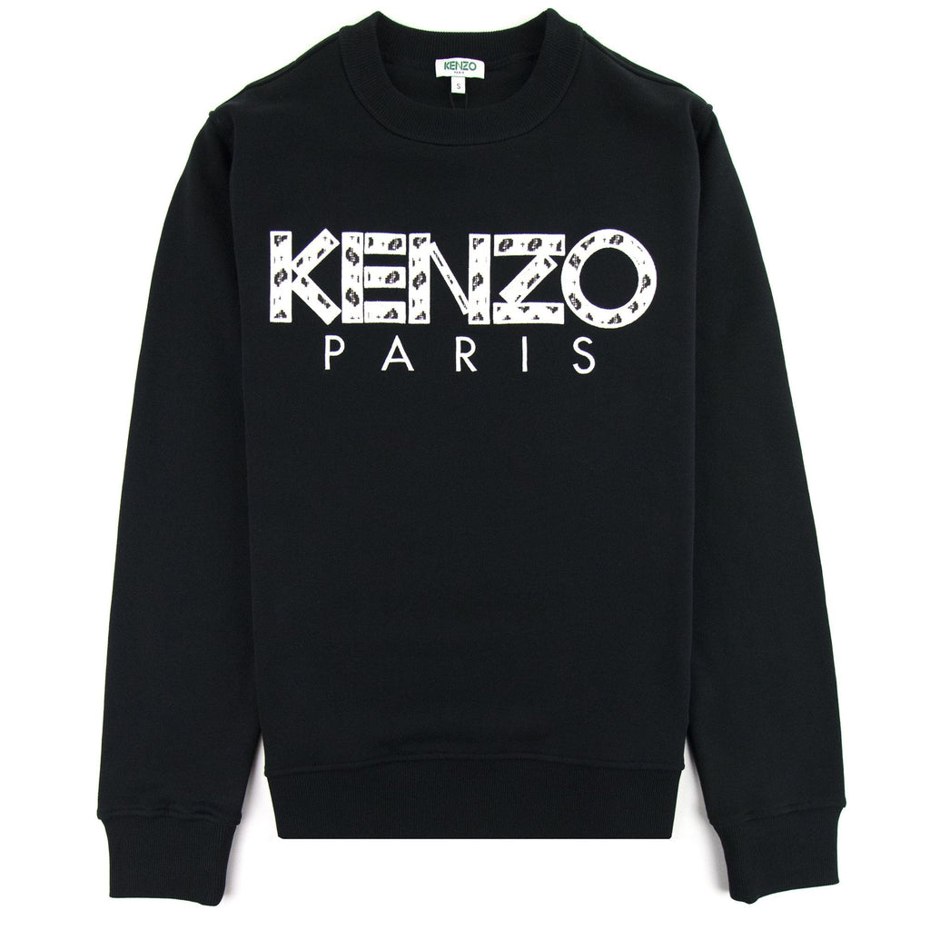 Kenzo Paris Logo Sweatshirt Black