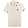 Kenzo Tiger Crest K Fit Polo Ecru