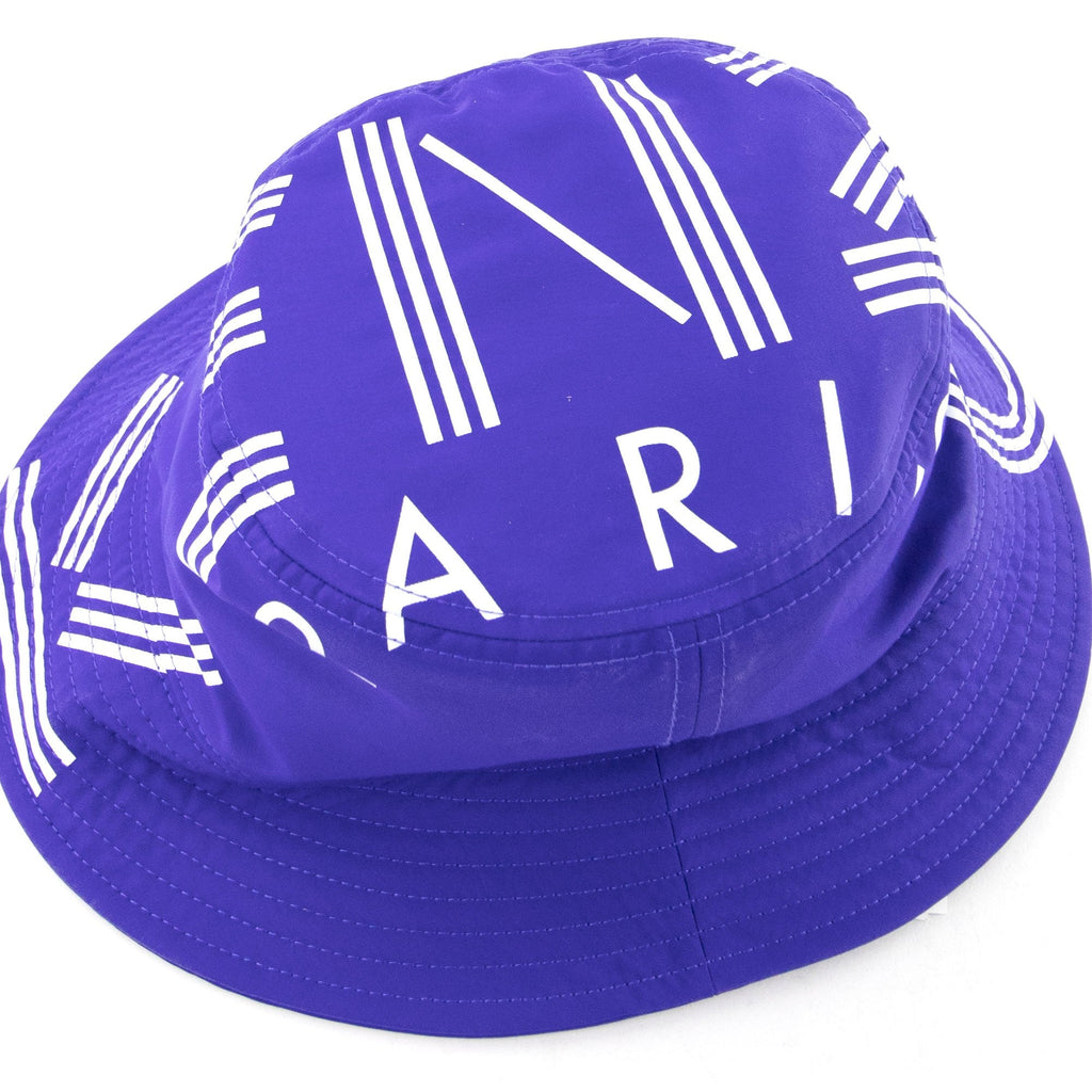 Kenzo Logo Bucket Hat Purple