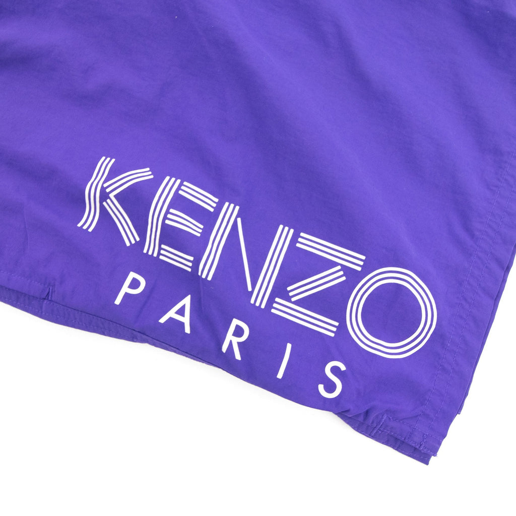 Kenzo Logo Bathing Shorts Purple