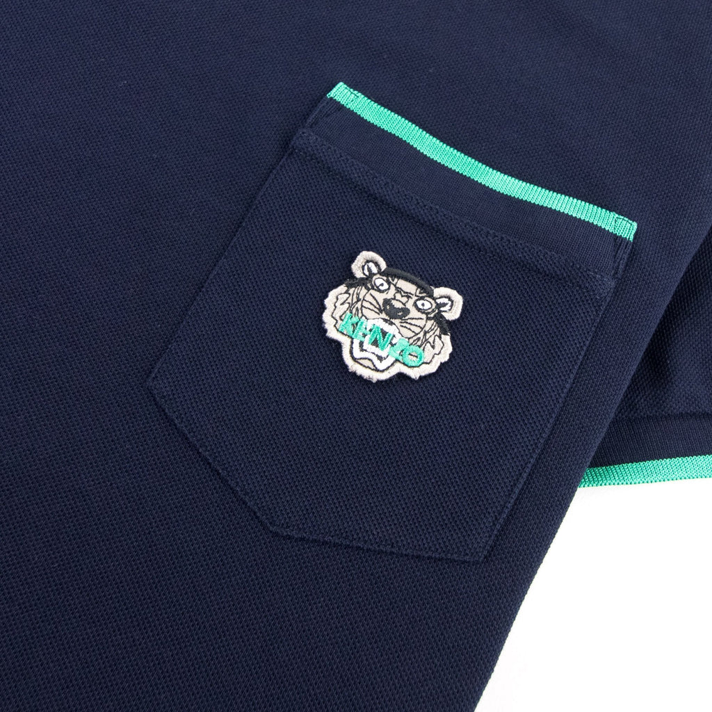 Kenzo Pocket Tiger Crest T-shirt Navy Blue