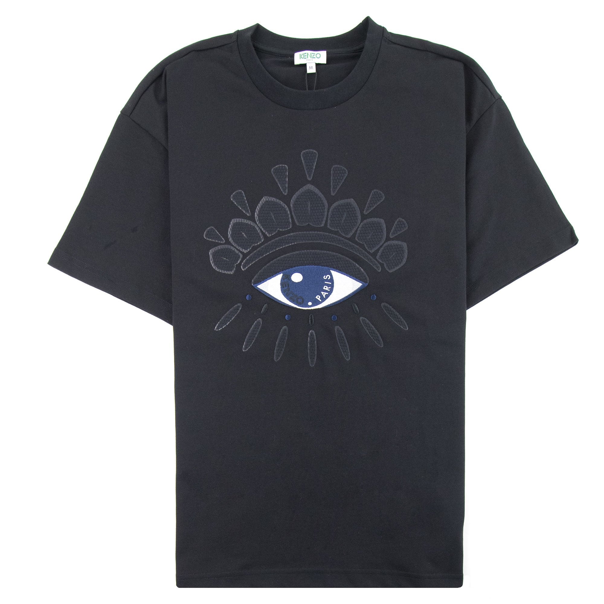 Kenzo Embroidered Icon Mesh Eye Skate T-shirt Black
