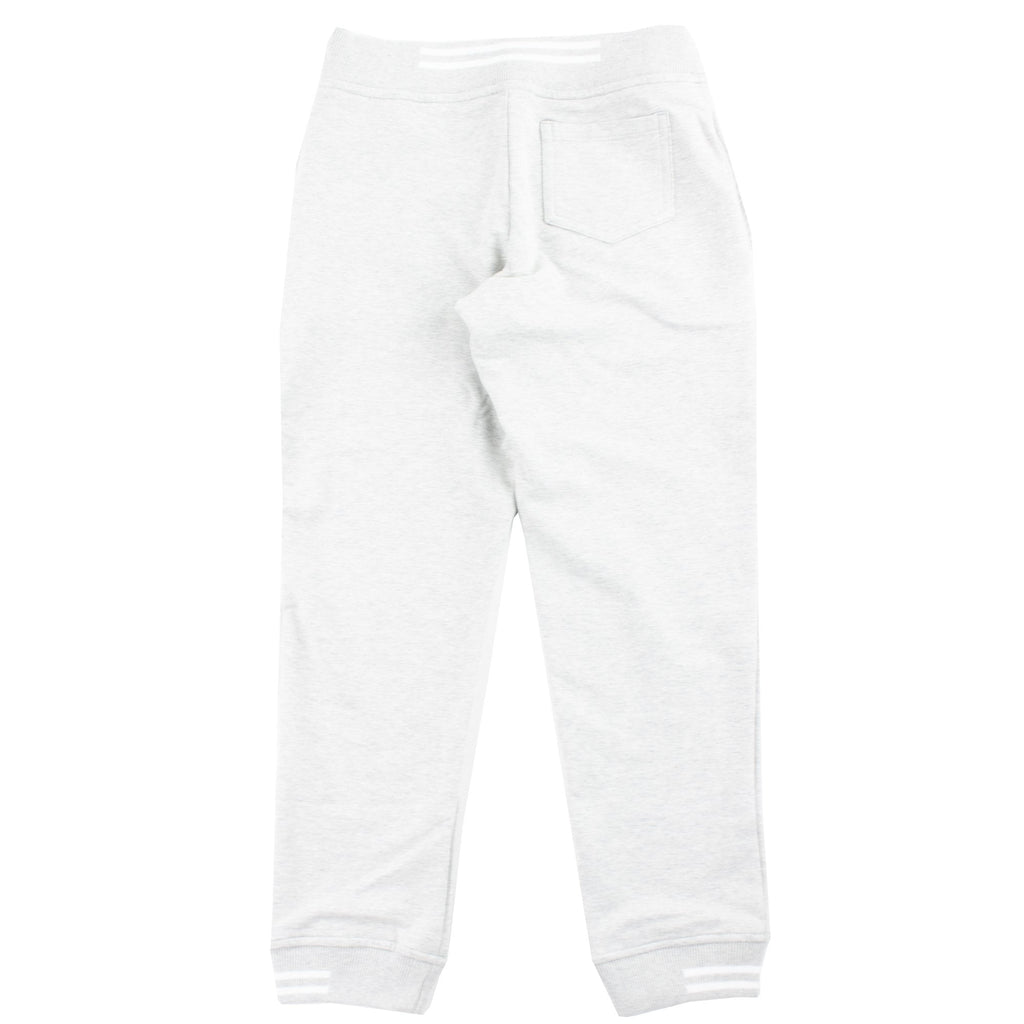 Armani Junior Logo Jogging Bottoms Grey