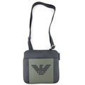 Emporio Armani Embossed Logo Cross Body Bag Khaki