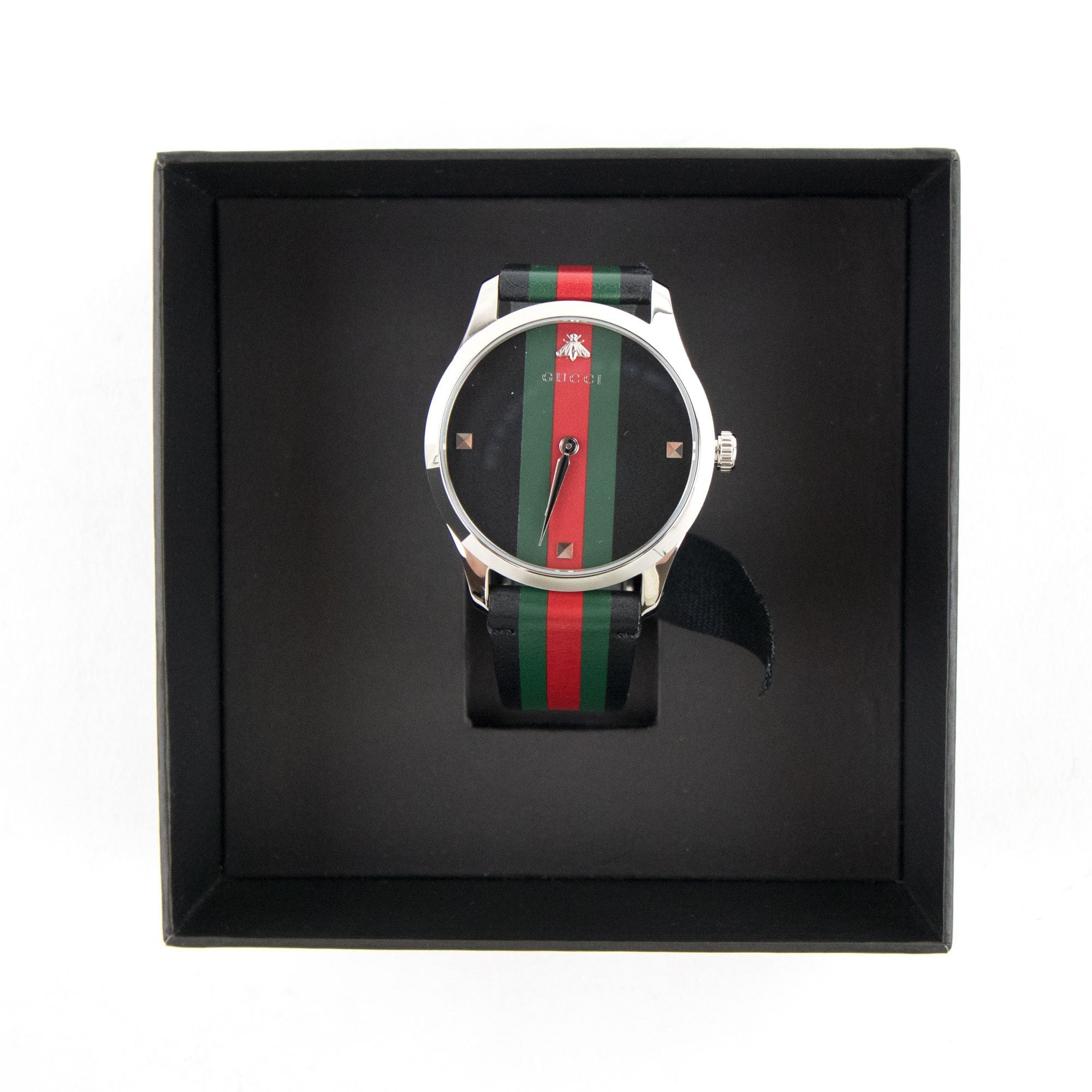 Gucci G-timeless 38mm Watch Green/Red