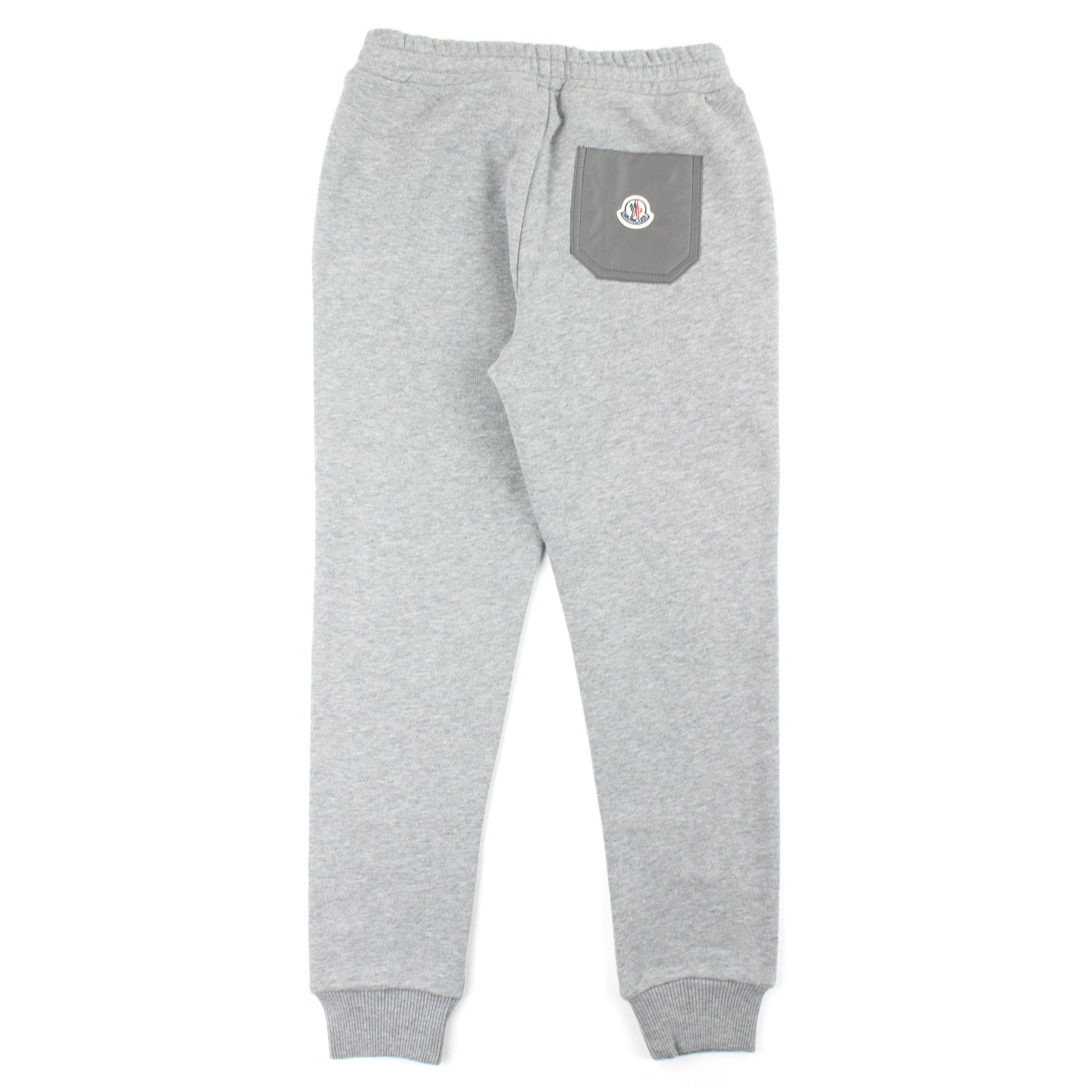 Moncler Junior Hooded Tracksuit Light Grey