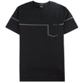 Hugo Boss Slim-fit Mixed-material T-shirt Black
