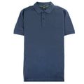 Hugo Boss Regular-fit Polo Shirt In Pima-cotton Navy