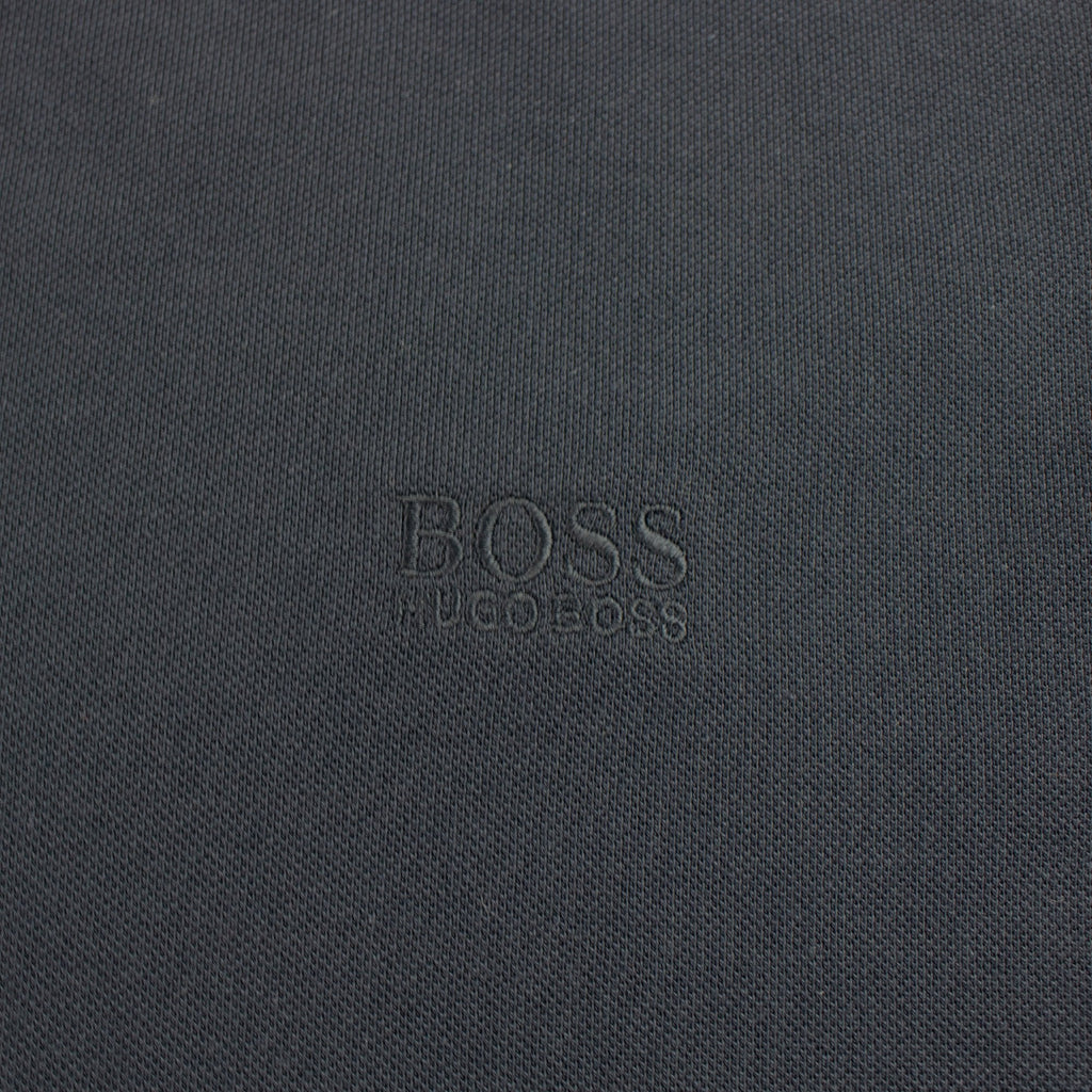 Hugo Boss Regular-fit Polo Shirt In Pima-cotton Navy