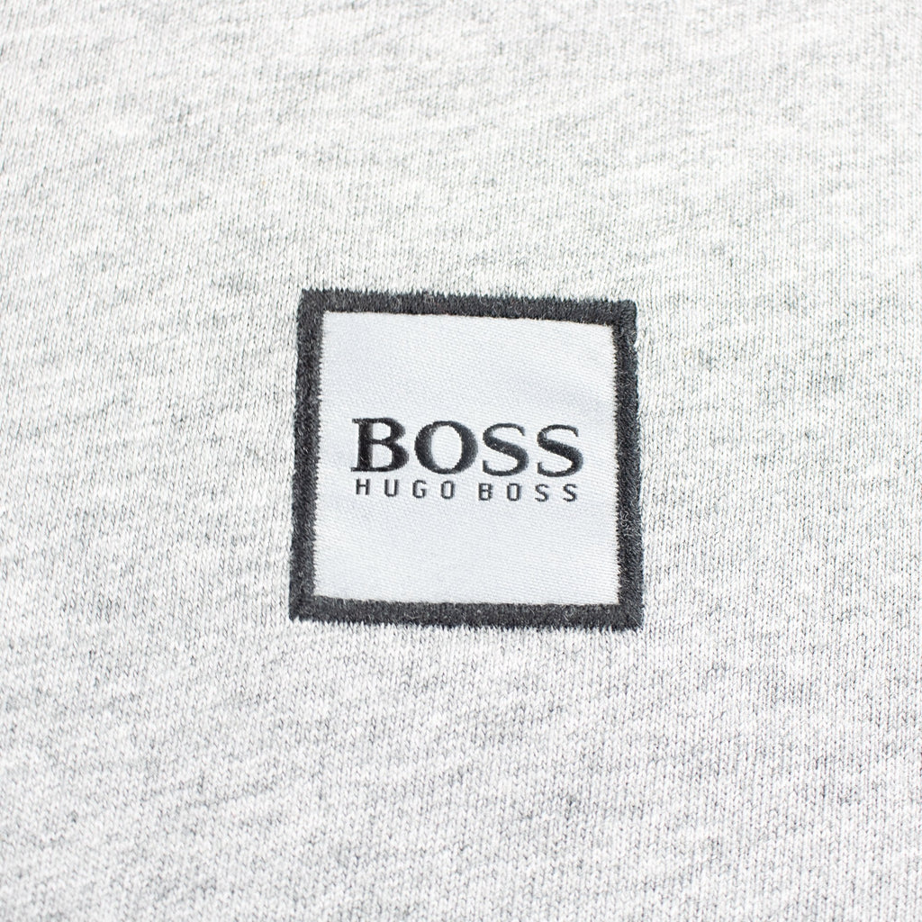 Hugo Boss Crew-neck T-shirt In Single-jersey Cotton Grey