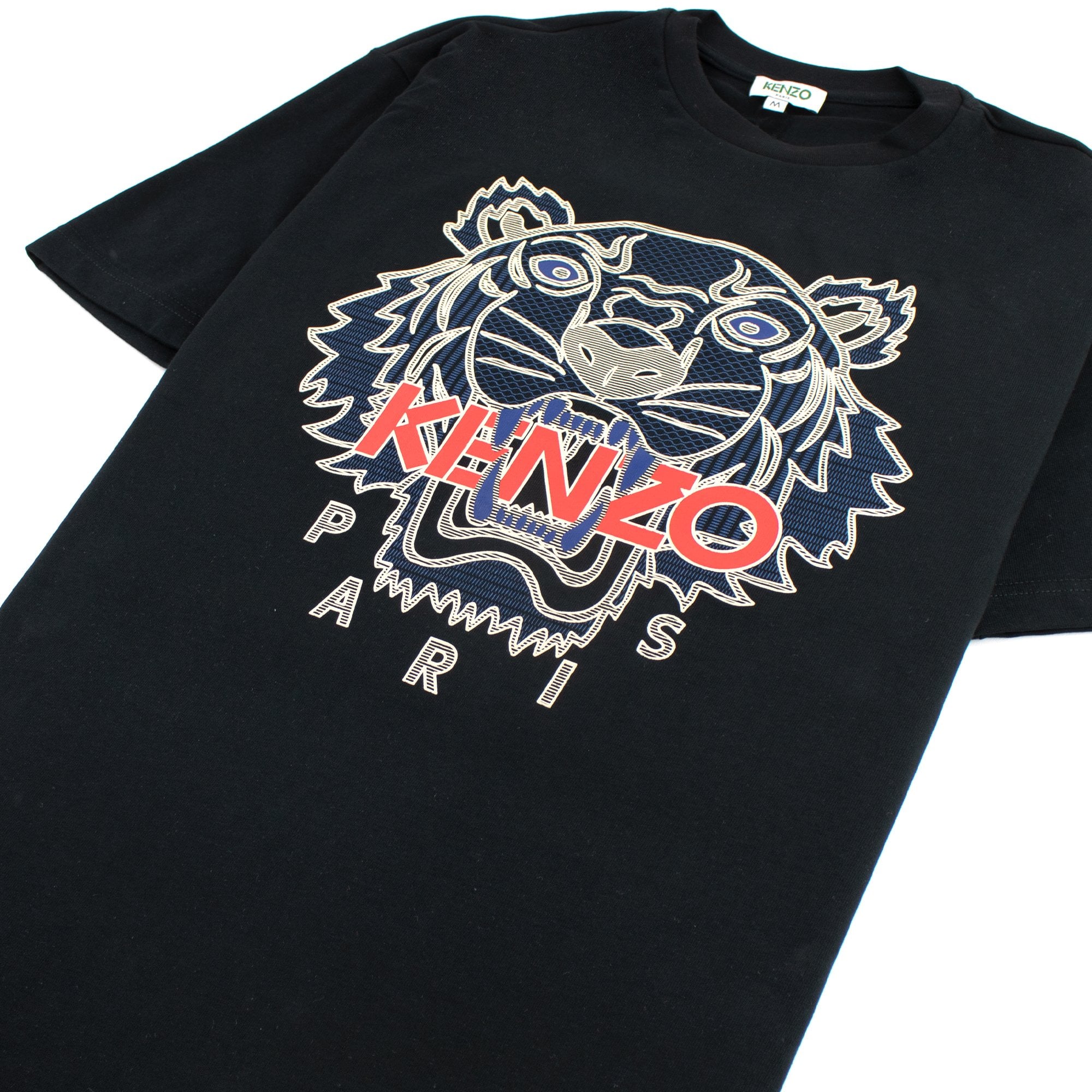 Kenzo Rubber Tiger T-shirt Black