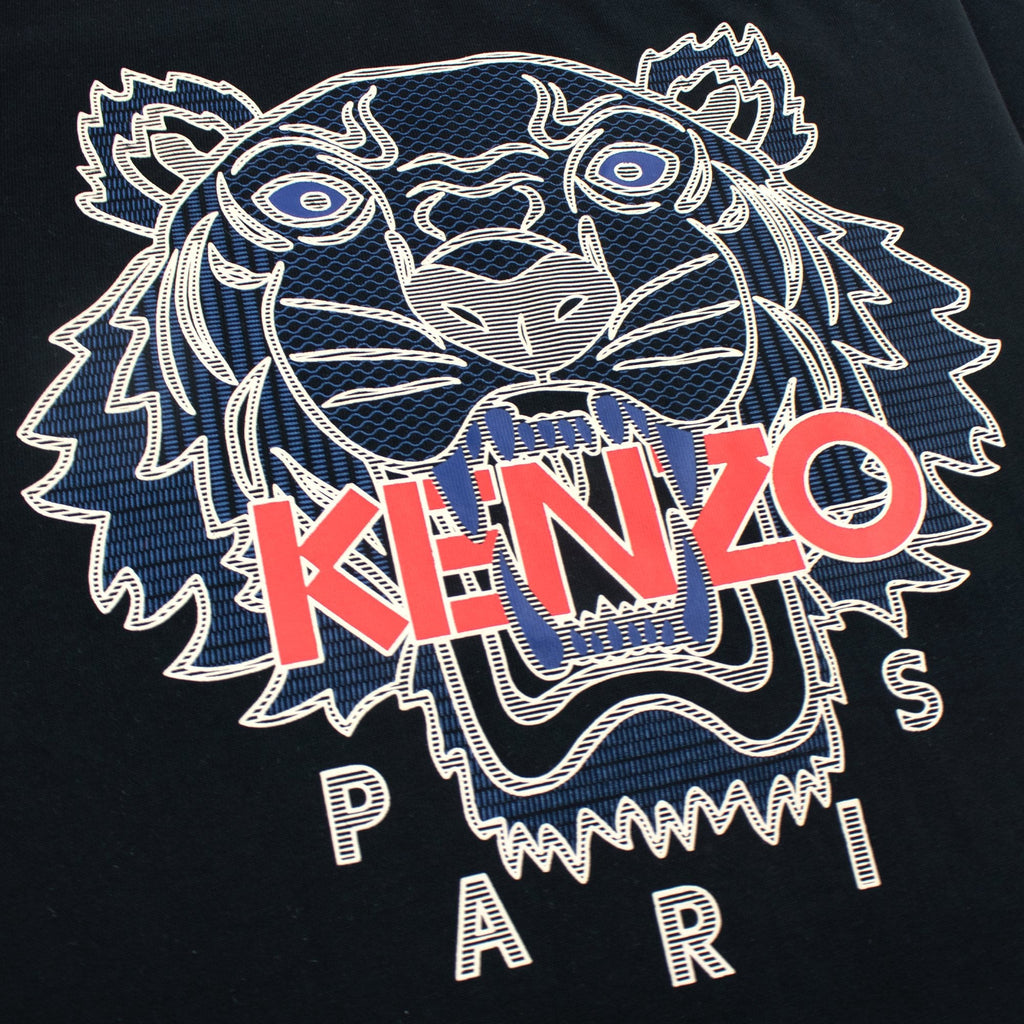 Kenzo Rubber Tiger T-shirt Black