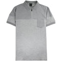 Hugo Boss Slim-fit Philix Polo Shirt In Cotton Grey