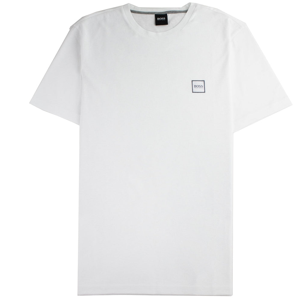 Hugo Boss Crew-neck T-shirt In Single-jersey Cotton White