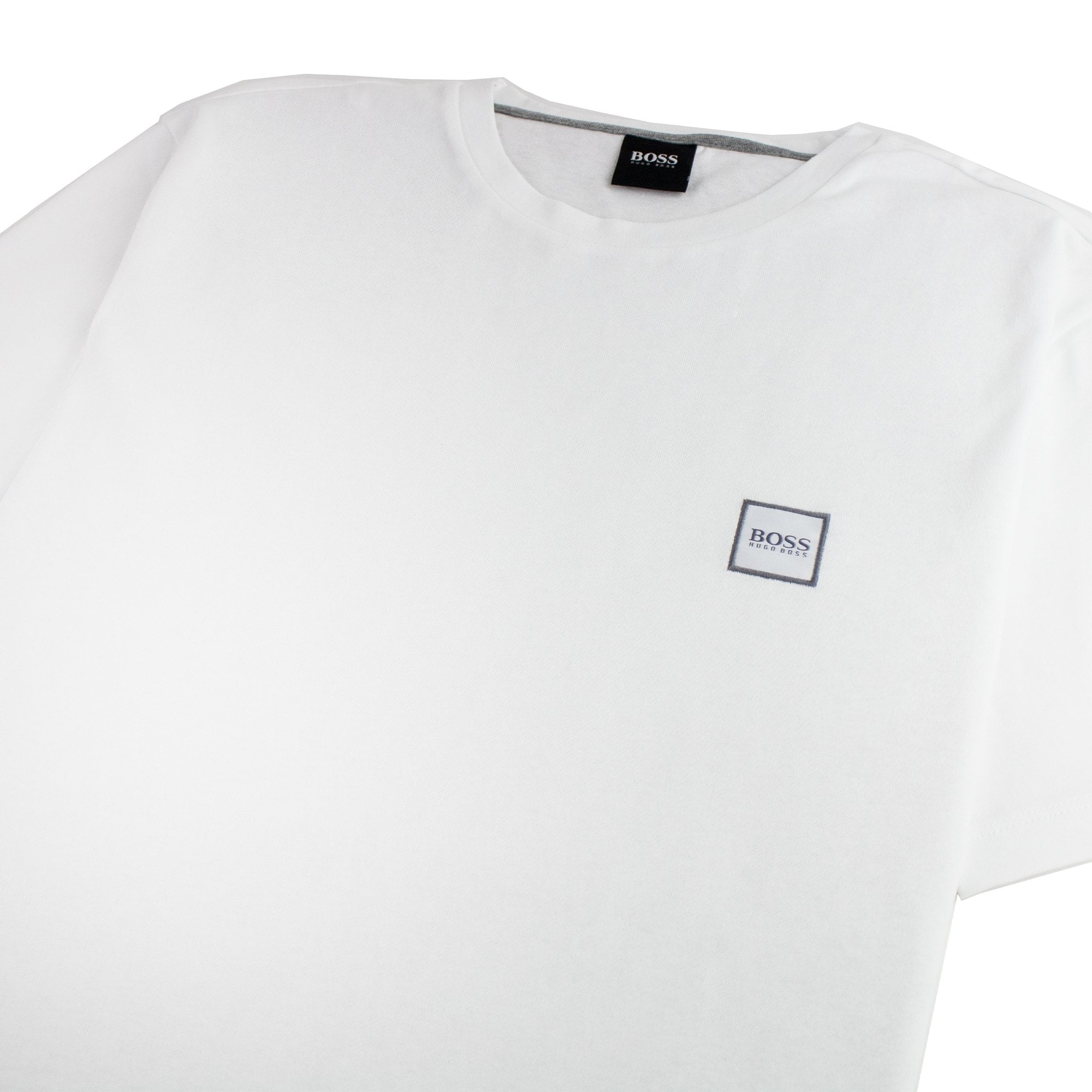 Hugo Boss Crew-neck T-shirt In Single-jersey Cotton White