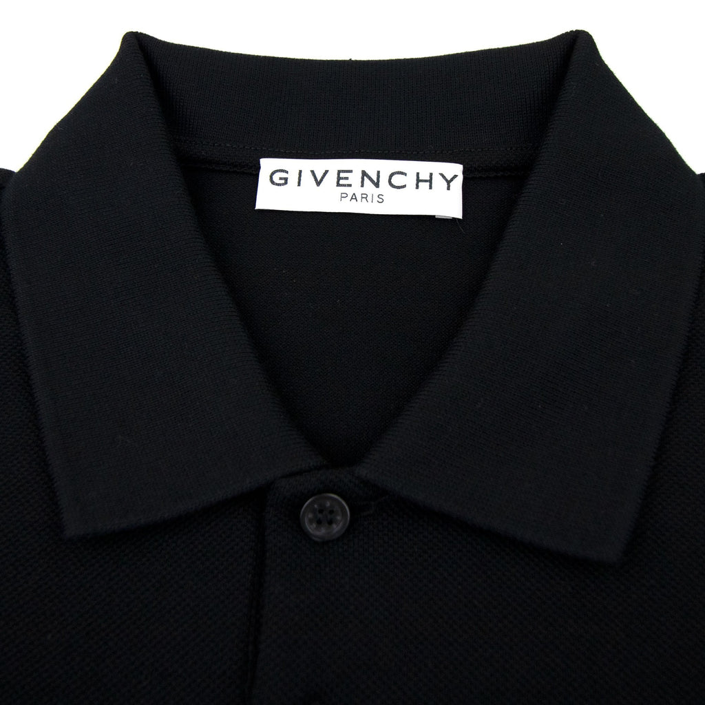 Givenchy Broken Logo Polo Shirt Black