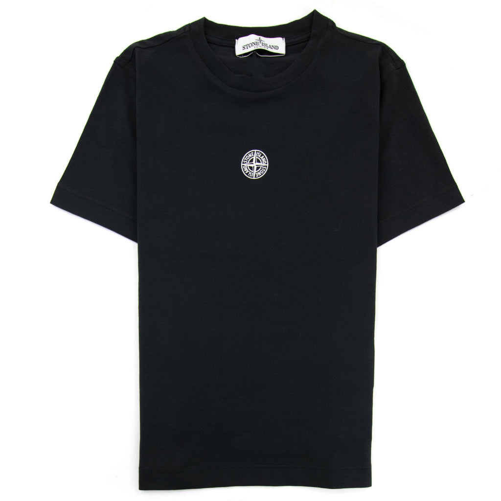 Stone Island Junior Digital Landscape T-shirt Black V0029