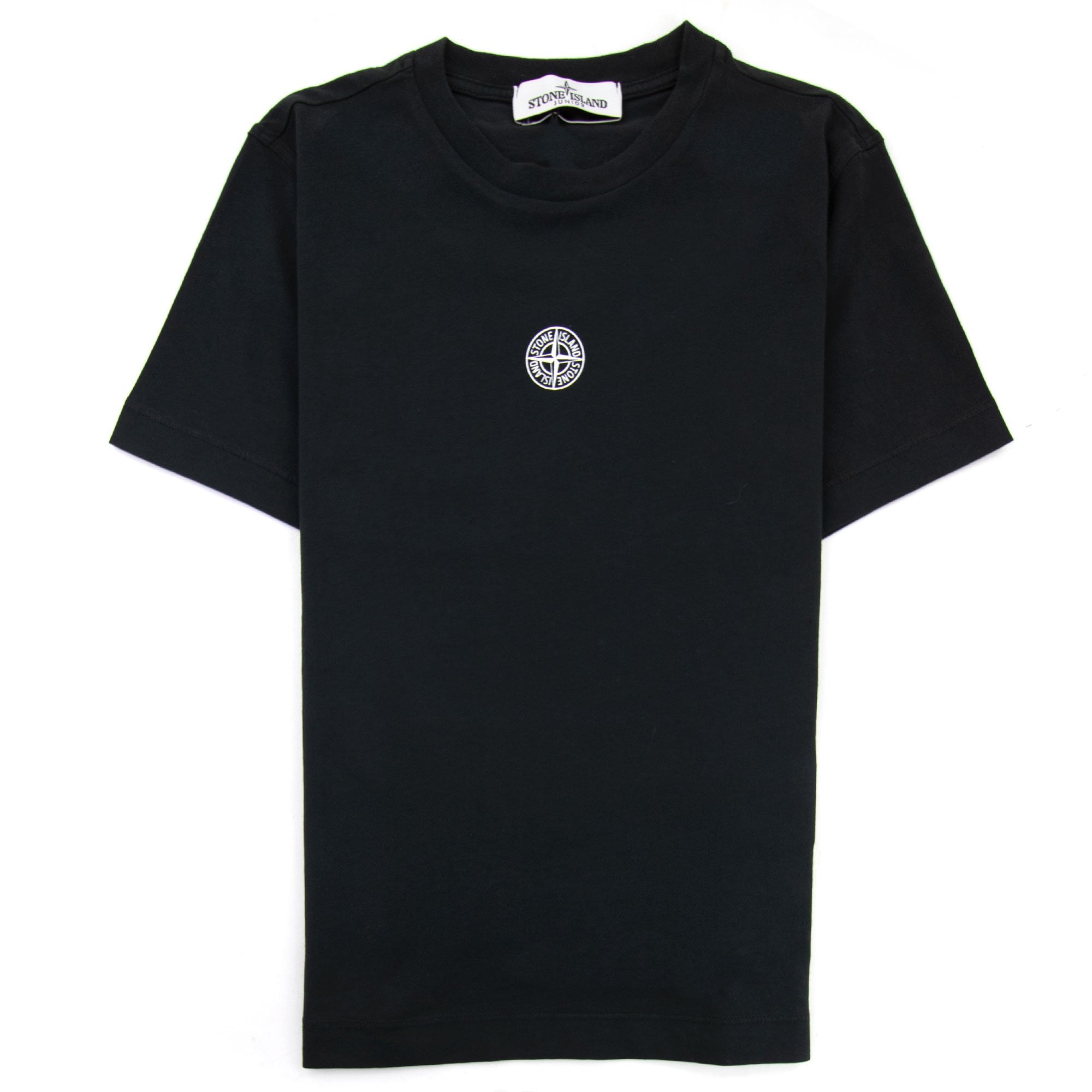 Stone Island Junior Digital Landscape T-shirt Black V0029