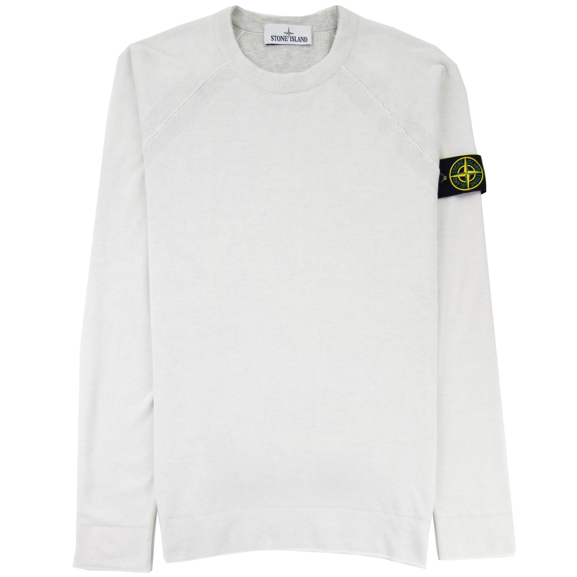 Stone Island Reversible Knit Pullover Light Grey