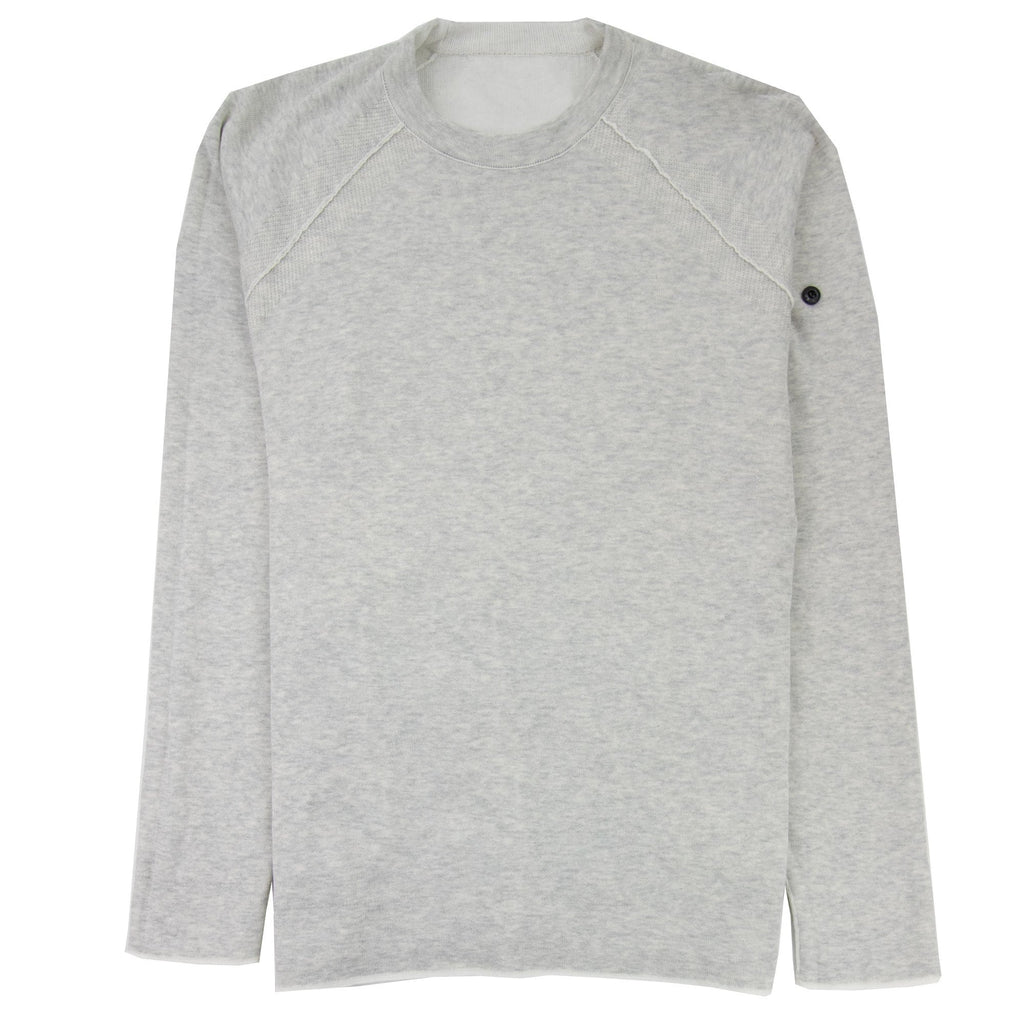 Stone Island Reversible Knit Pullover Light Grey