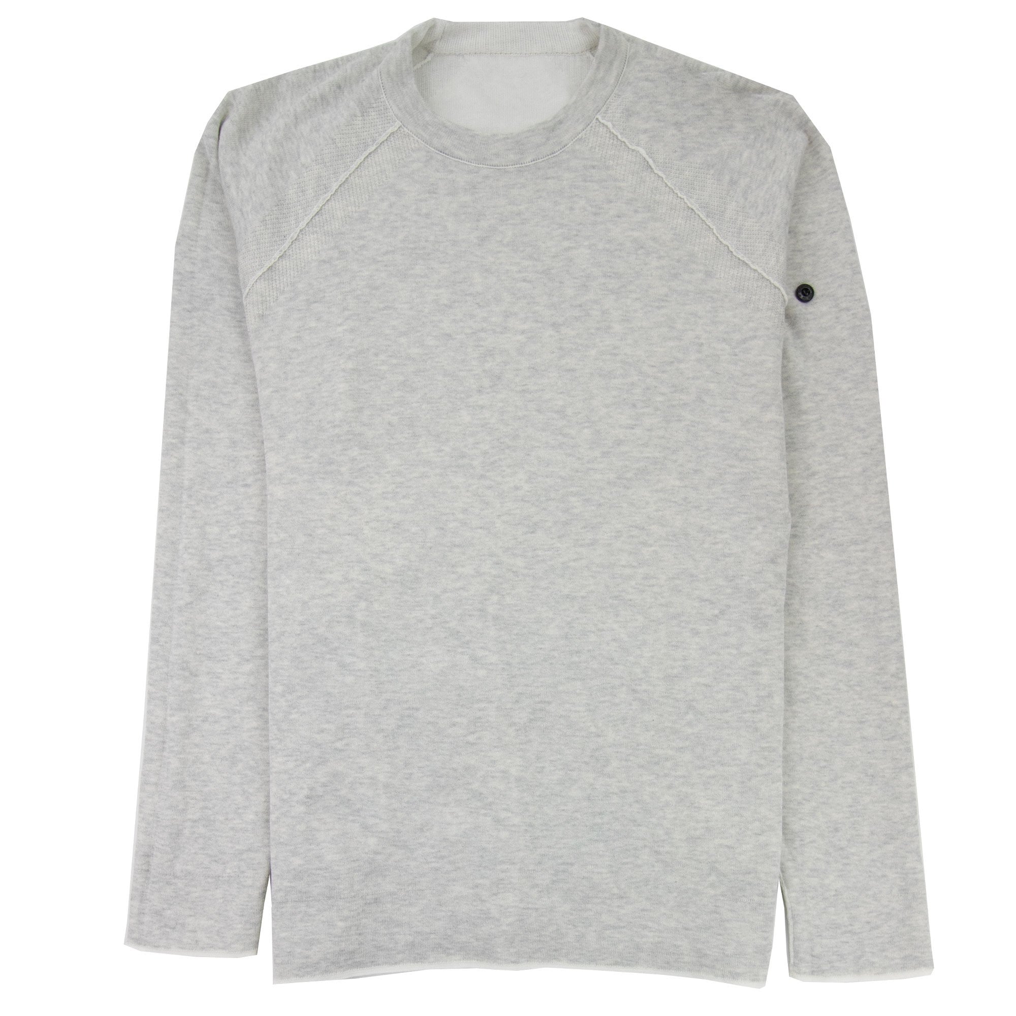 Stone Island Reversible Knit Pullover Light Grey