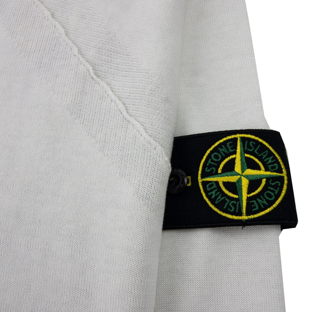 Stone Island Reversible Knit Pullover Light Grey