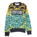 Versace Jeans Couture Digital Leopard Print Sweat Black