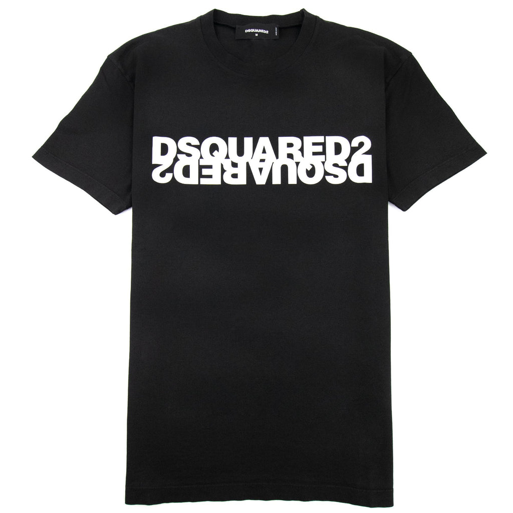 Dsquared2 Mirror Logo Tshirt Black