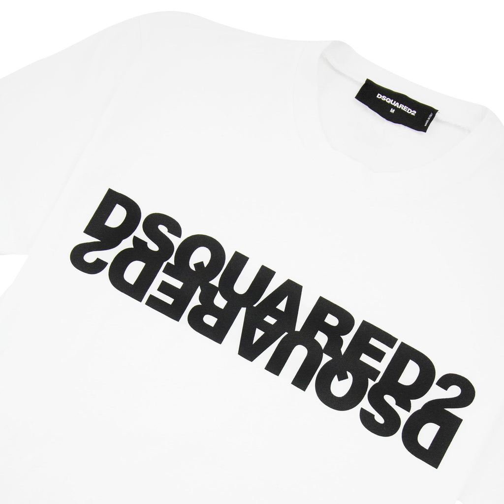 Dsquared2 Mirror Logo Tshirt White