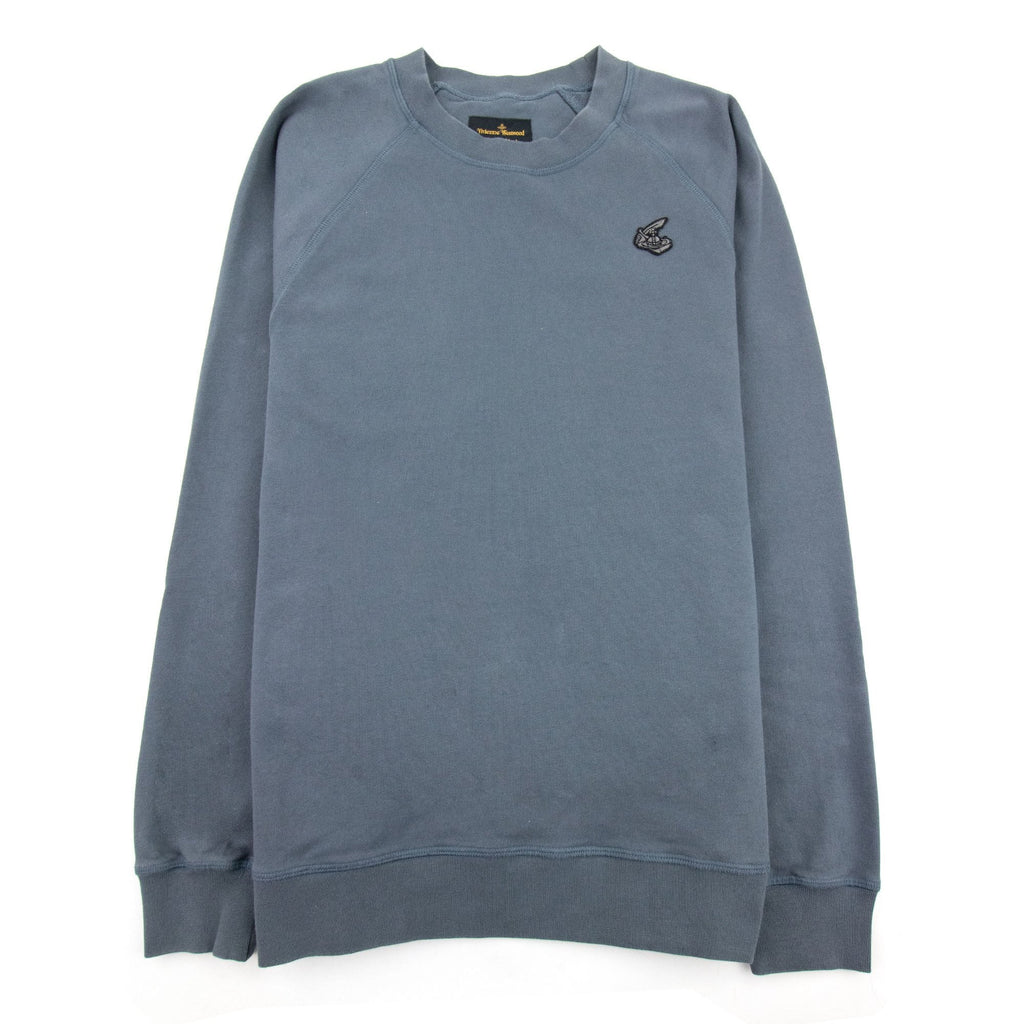 Vivienne Westwood Anglomania Small Logo Sweatshirt Grey P401