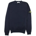 Stone Island Crew Neck Knitted Sweatshirt Navy V0020
