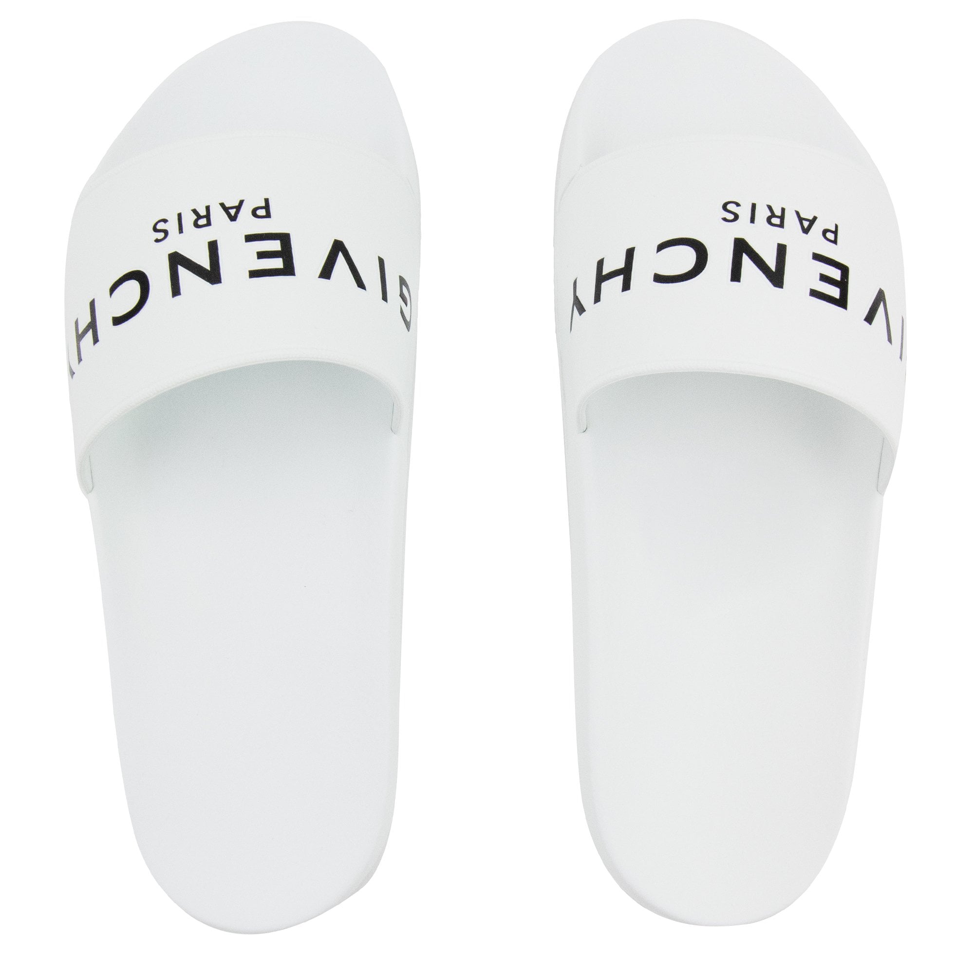 Givenchy Logo Slides White