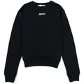 Off White Masked Face Printed Sweatshirt Black/white