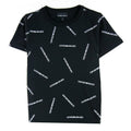 Emporio Armani Jnr All Over Print T Shirt Black 928