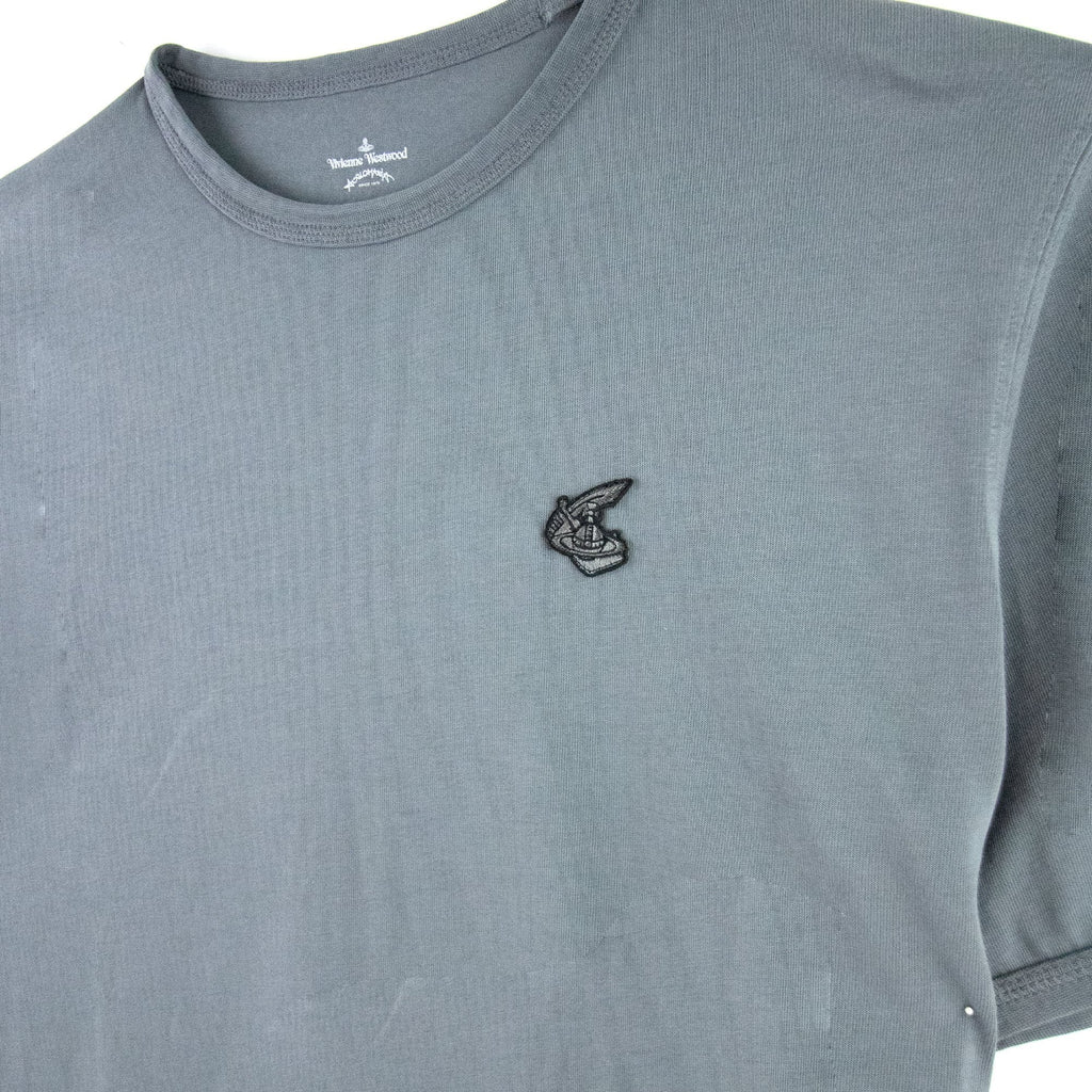 Vivienne Westwood Anglomania Small Cutlass Orb Logo T-shirt Grey P401