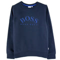 Hugo Boss Kids Big Logo Crew Neck Sweatshirt Navy