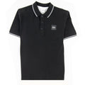Hugo Boss Kids Square Logo S/s Polo Black