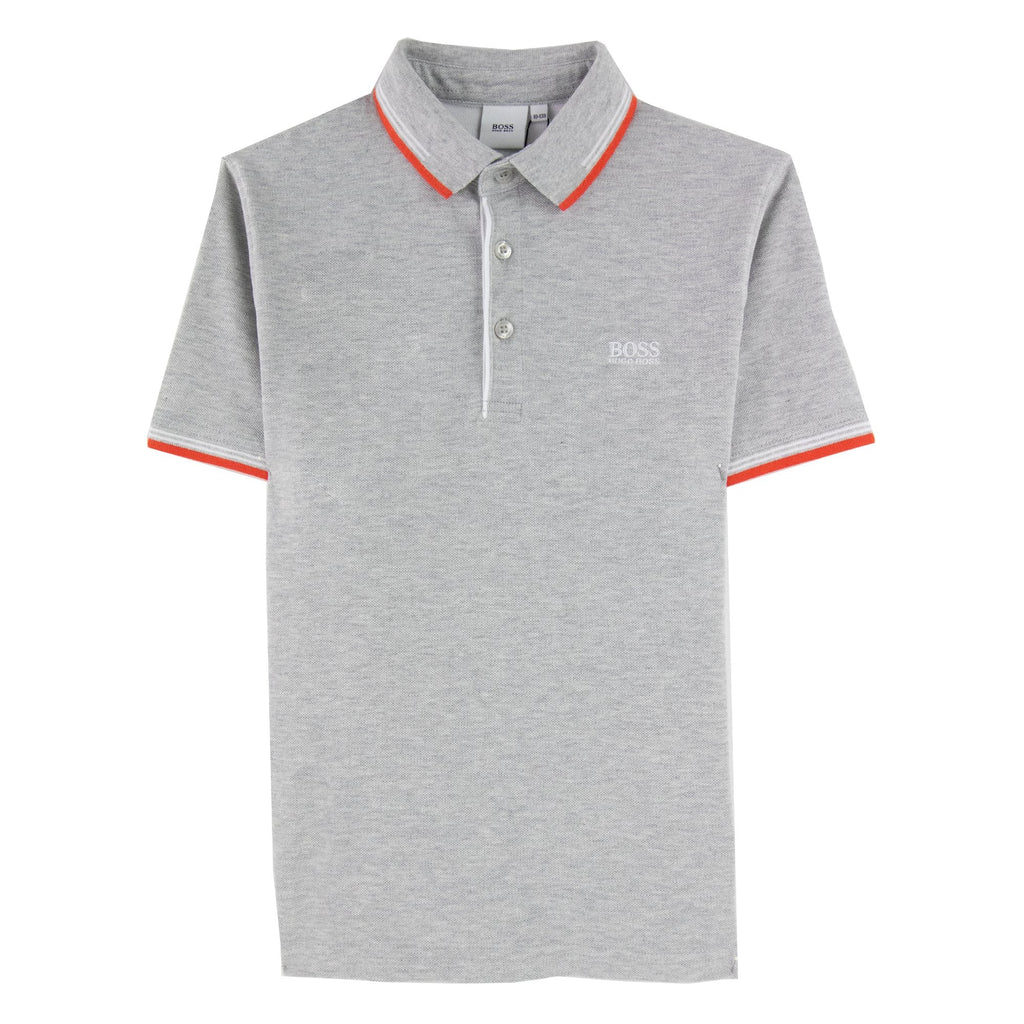 Hugo Boss Kids Basic Logo Polo Grey