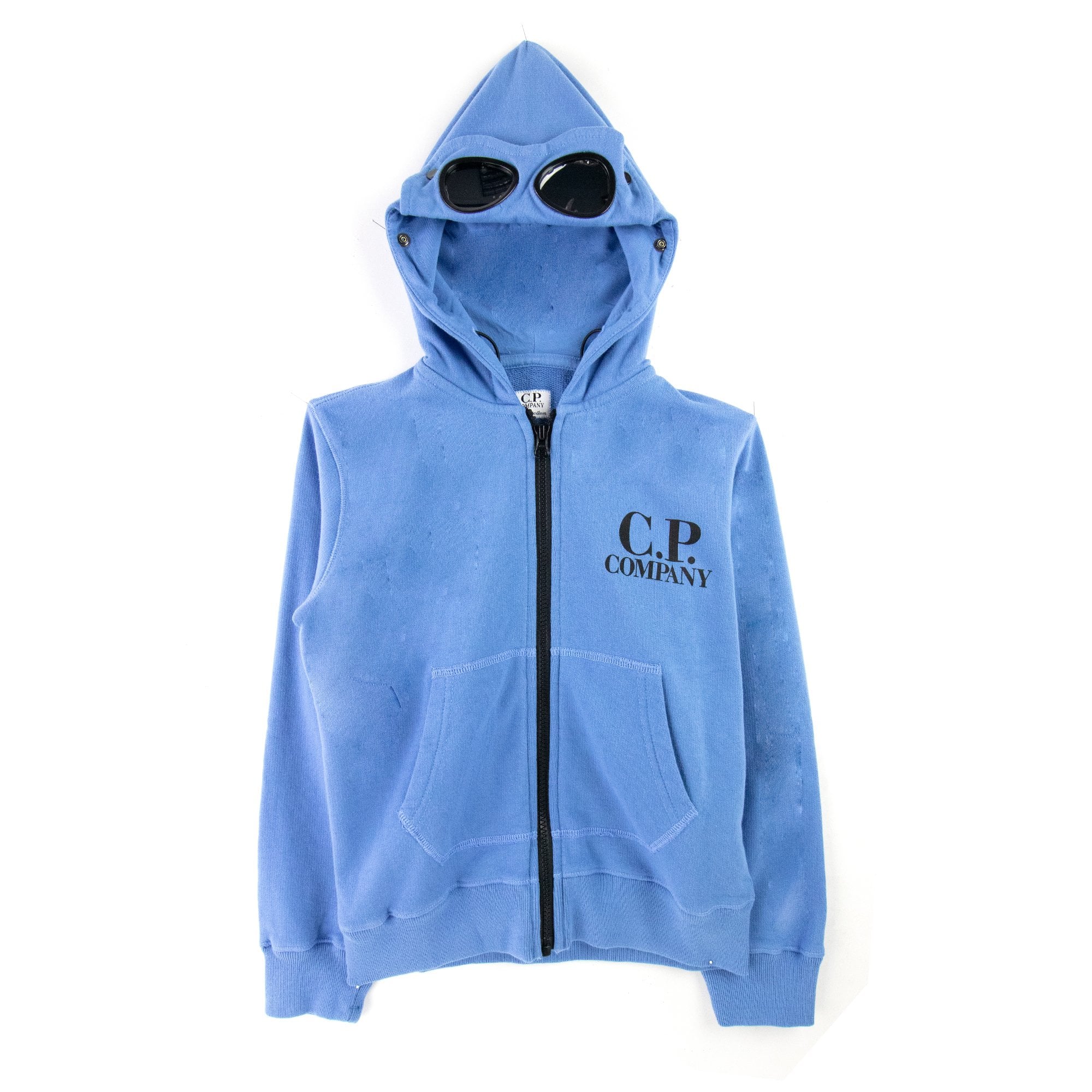C.P. Company Zip Hoody Goggle Imperial Blue 818 | ONU – Onu