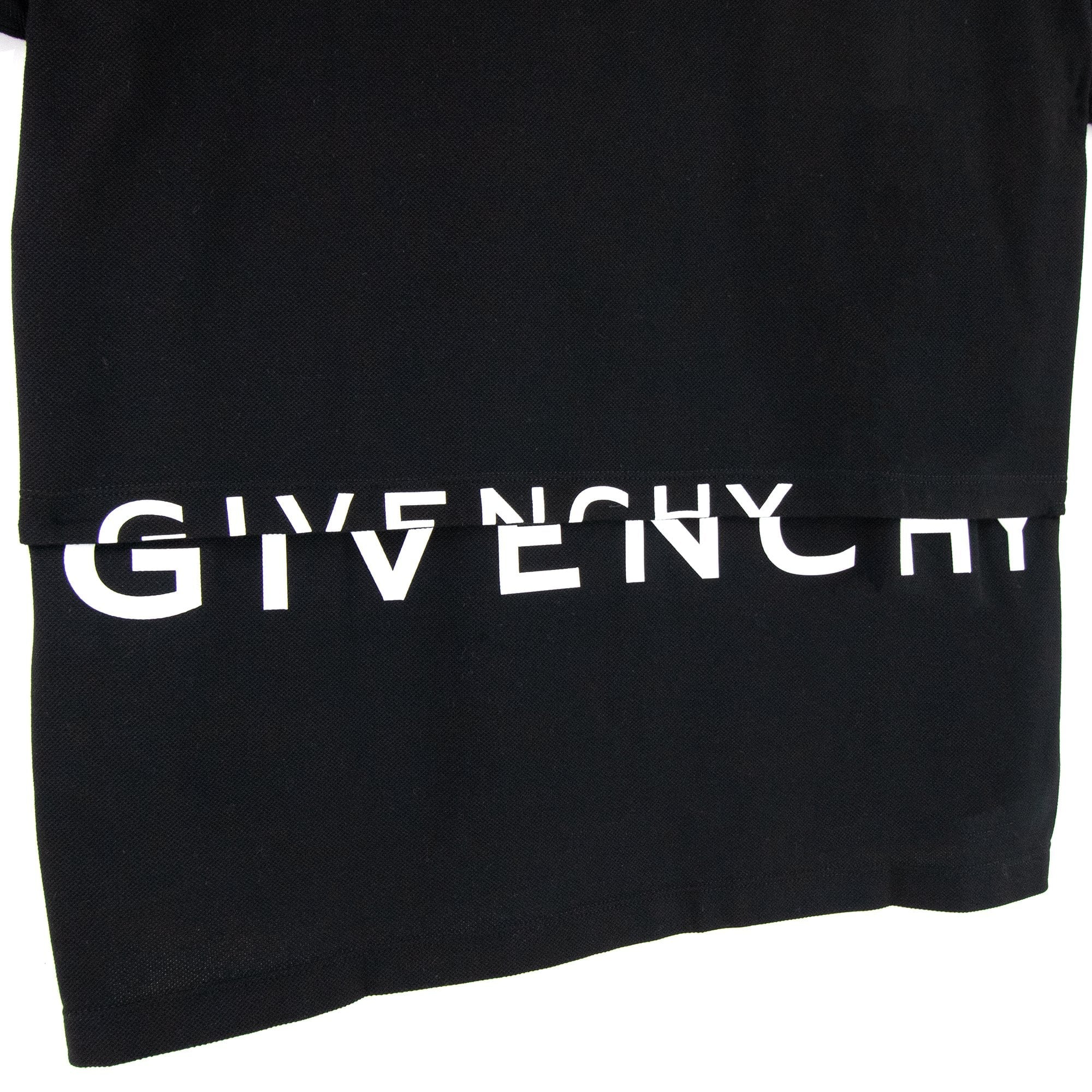 Givenchy Back Print Polo Black