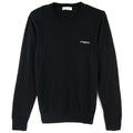 Givenchy Knitted sweatshirt Leather Badge Black