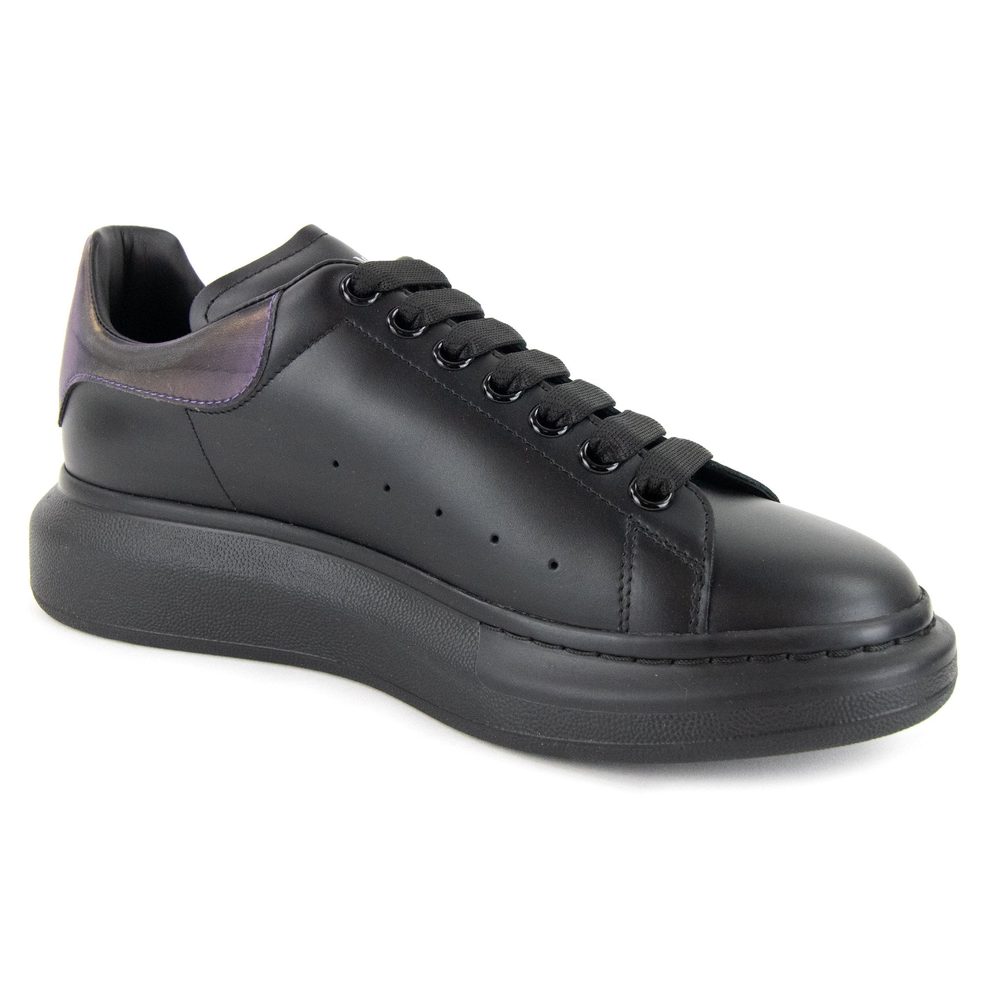 Alexander McQueen Exaggerated Sole Transparent Heel Sneakers Black/Dusk 1480
