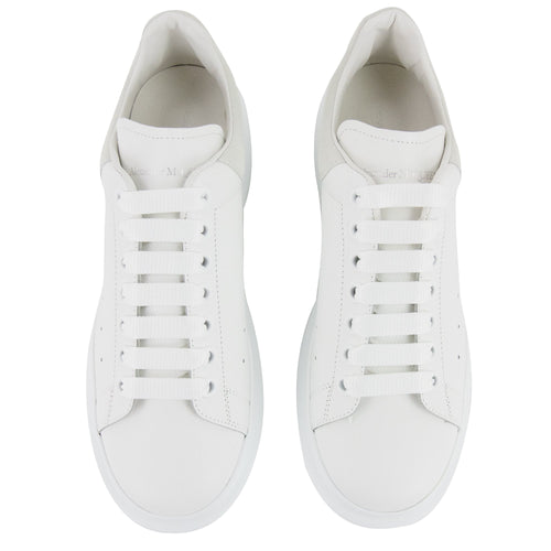 Alexander McQueen Exaggerated Sole Transparent Heel Sneakers White/white 9000