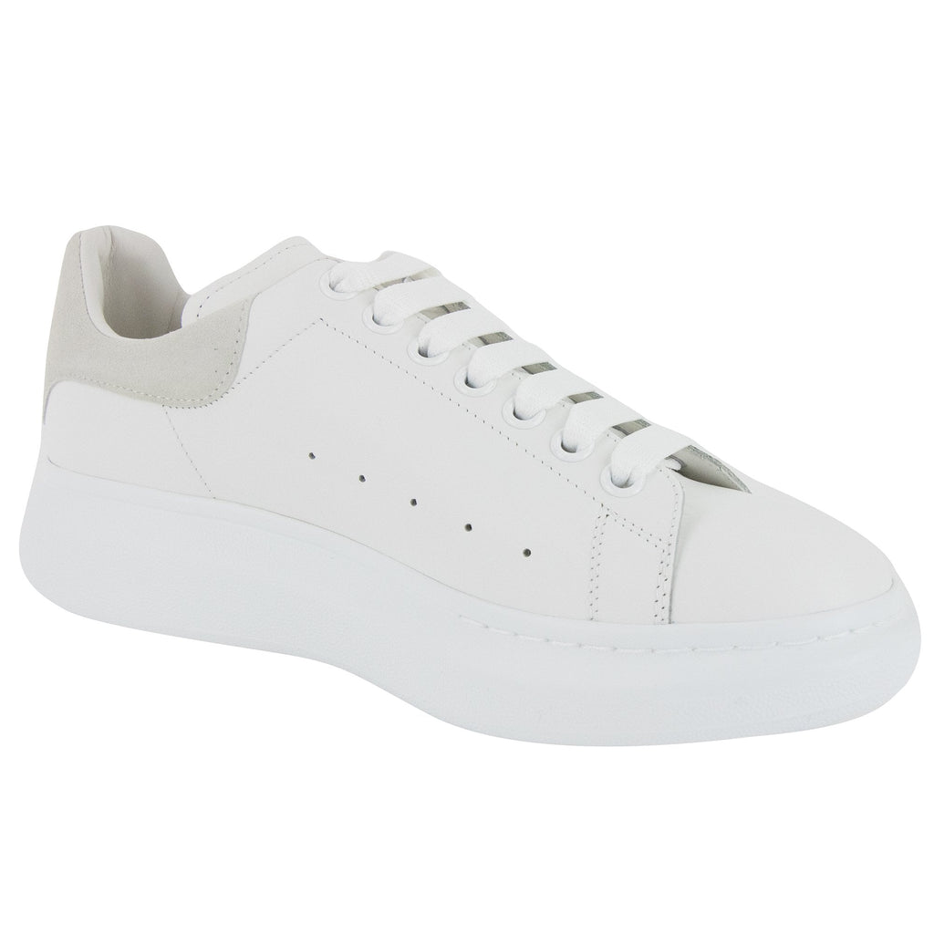 Alexander McQueen Exaggerated Sole Transparent Heel Sneakers White/white 9000